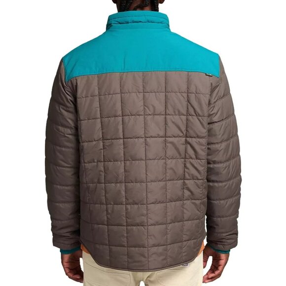 Howler Bros Men's Merlin Jacket Gravel/Ultramarine Puffer Quilted Soft Shell XXL - Picture 2 of 16